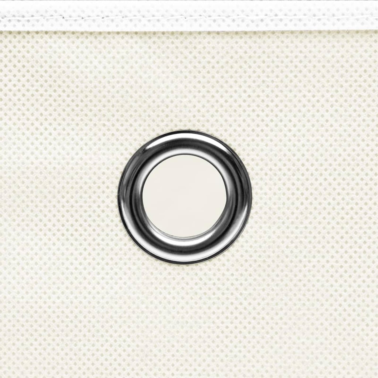 Aufbewahrungsboxen mit Deckel 4 STK Spielzeugkiste, Aufbewahrungskiste, Kleideraufbewahrung, Kleideraufbewahrung & Organisation, Weiß 32×32×32 cm Stoff