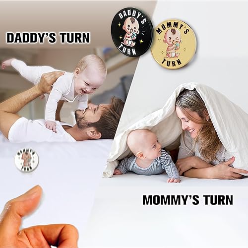 Vista 45 de Regalos de baby shower, monedas de decisión para padres para nueva mamá y papá, divertidos regalos para nuevos bebés, regalos para nuevas madres