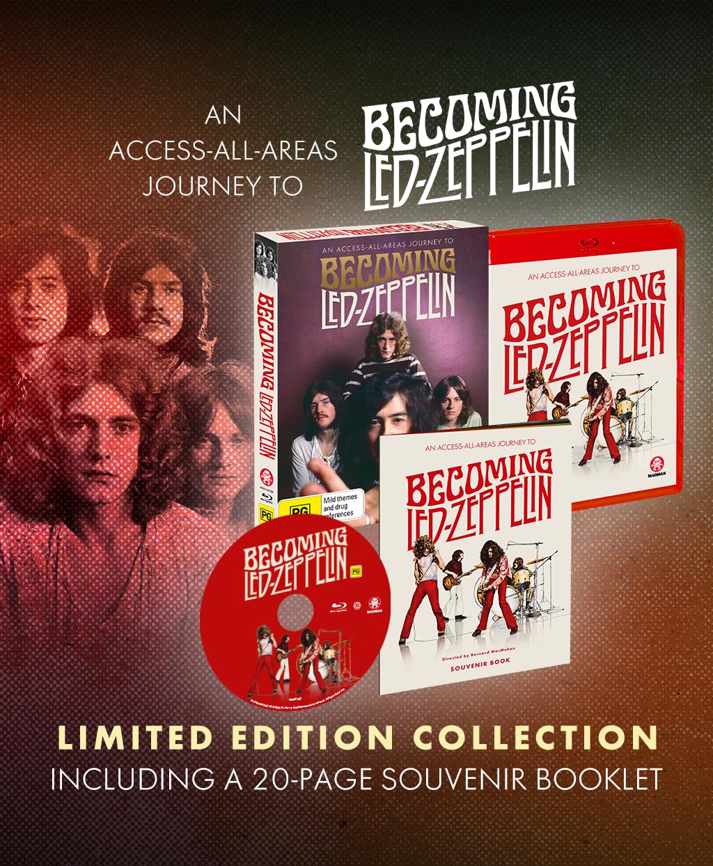 Amazon.co.jp: Becoming Led Zeppelin [Blu-ray][日本語字幕無し] : DVD