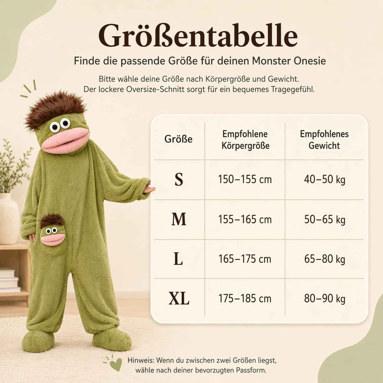 Generisch Silly Onesie, pigiama Goofy con rana, in pile, divertente felpa con cappuccio e tasca, per feste, abbigliamento da salotto