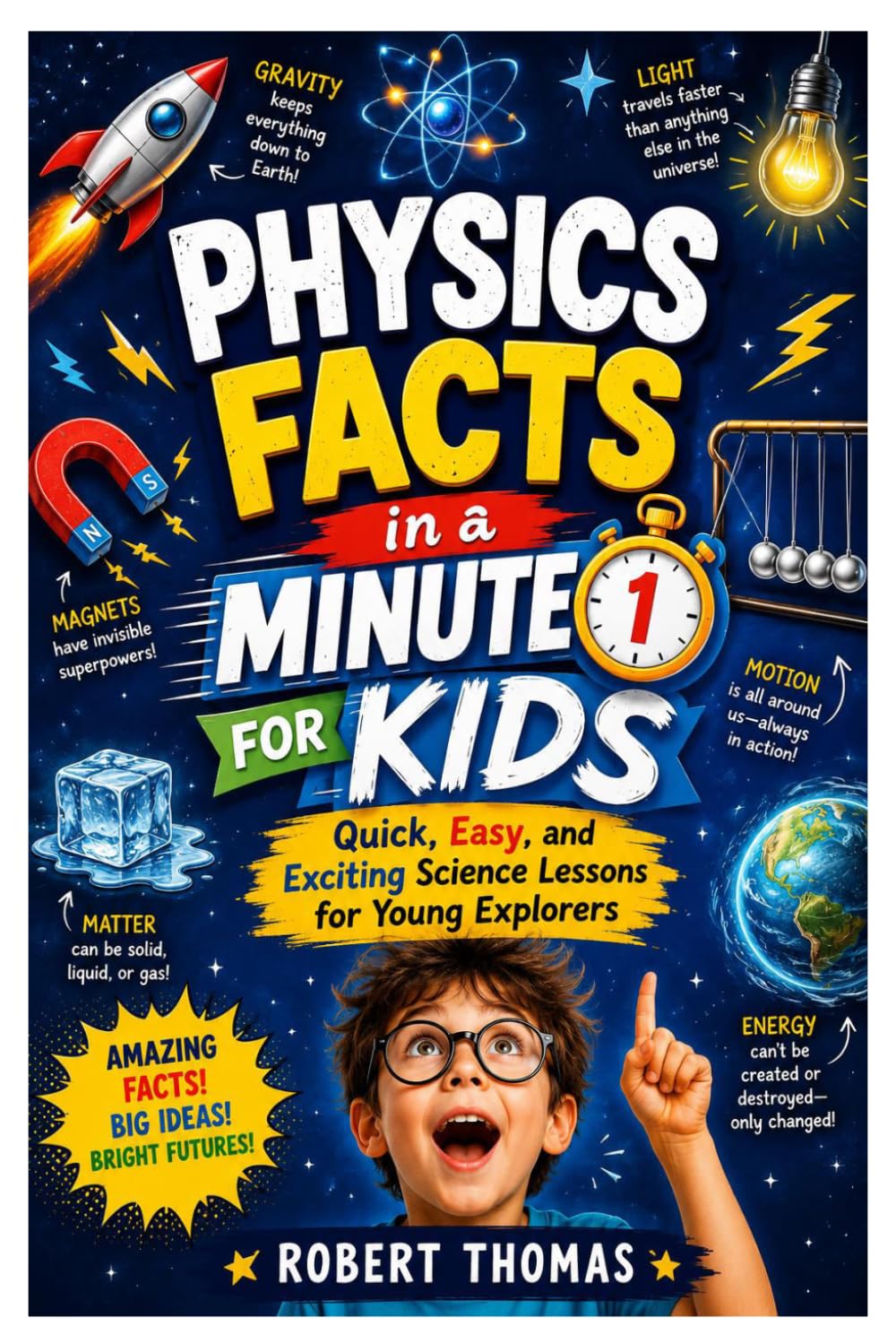 Physics Facts in a Minute for Kids: Quick, Easy, and Exciting Science Lessons for Young Explorers