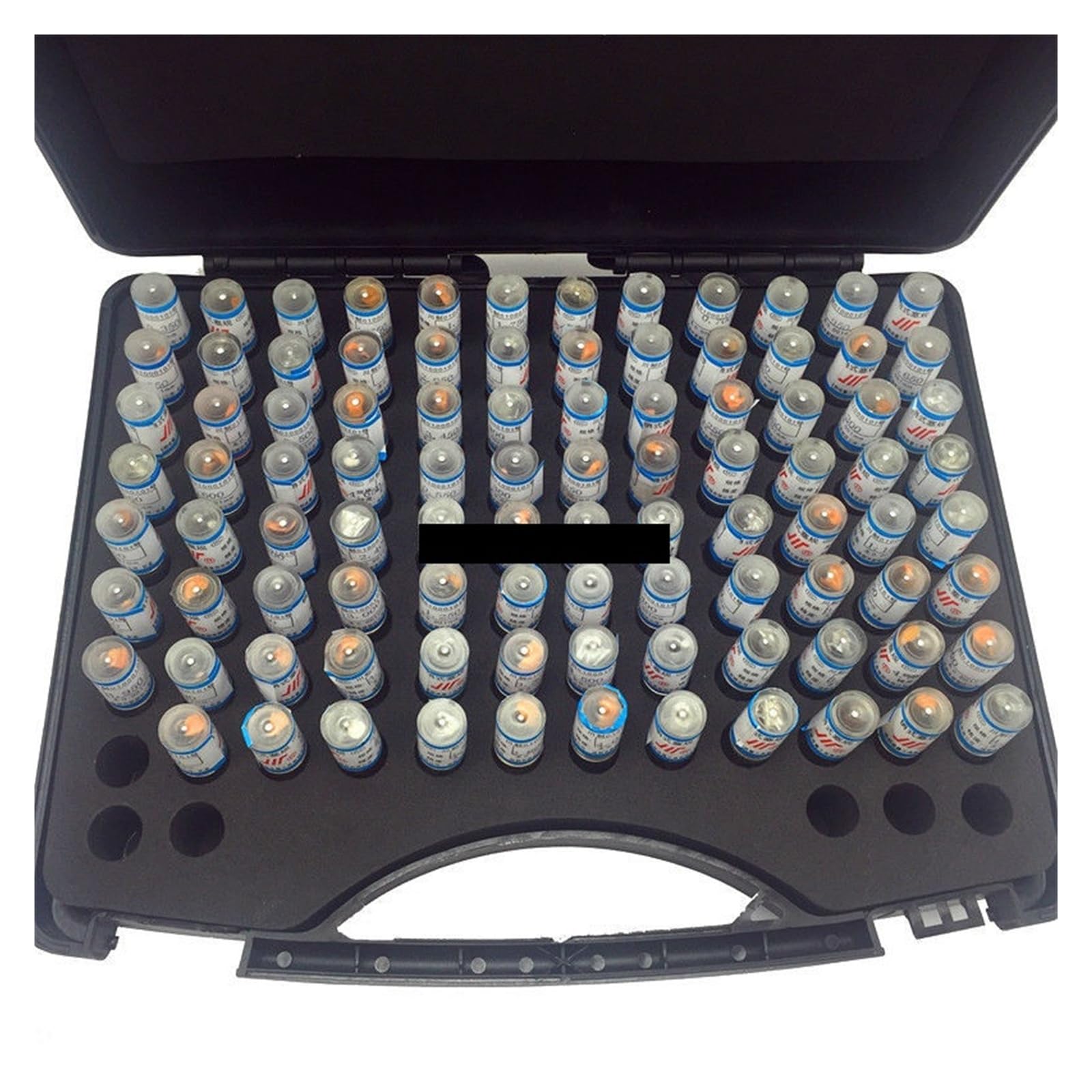 Zestaw trzpieni stalowych 9.00-10.00mm 10-11mm 11-12mm 19-20mm krok 0.01mm otwór miernik narzędzie pomiarowe 101 sztuk/pudło Precyzyjny pomiar(17-18mm)
