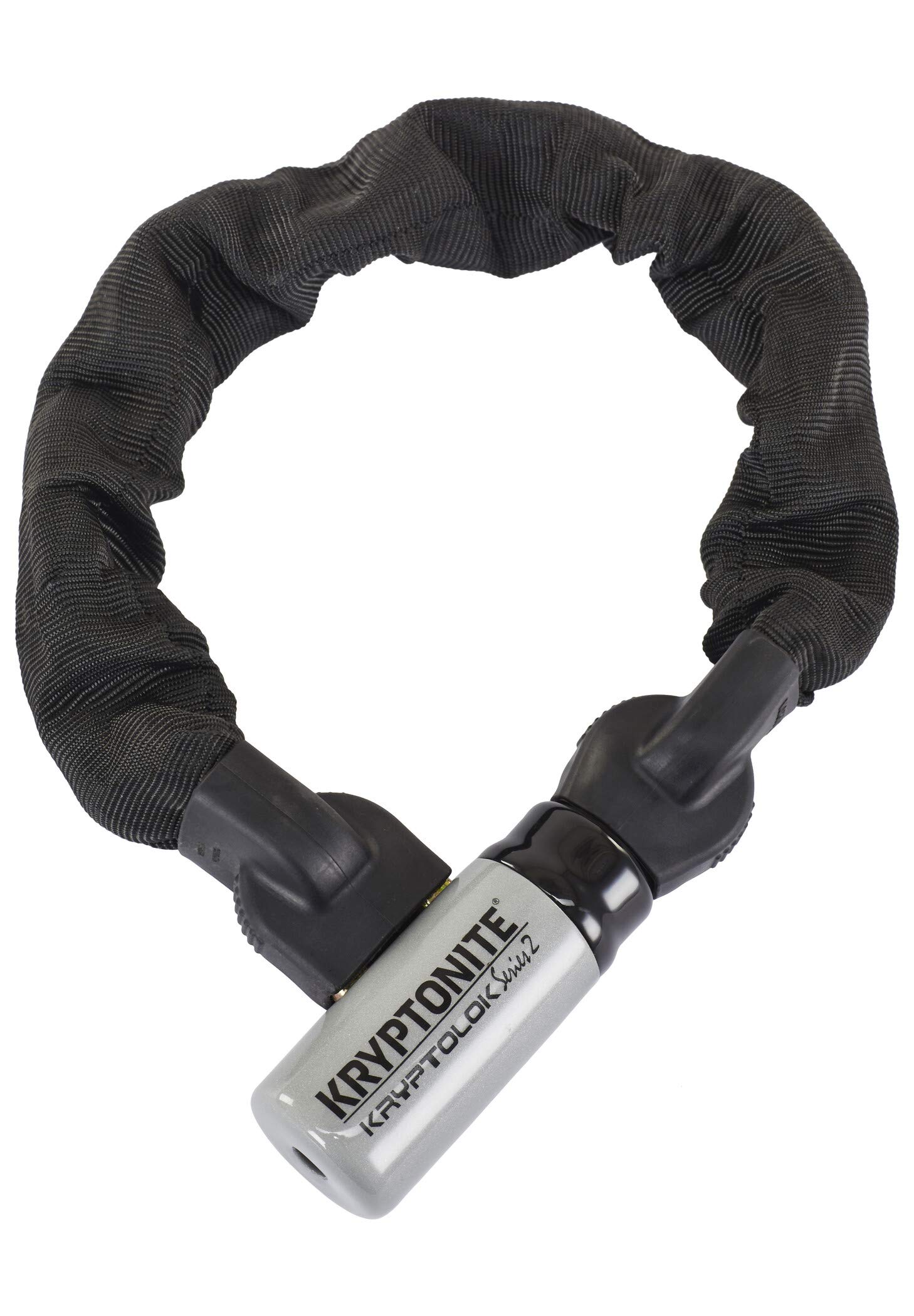 Kryptonite KryptoLok Series 2 955 Mini Integrated Chain Lock Black/Grey, 55cm