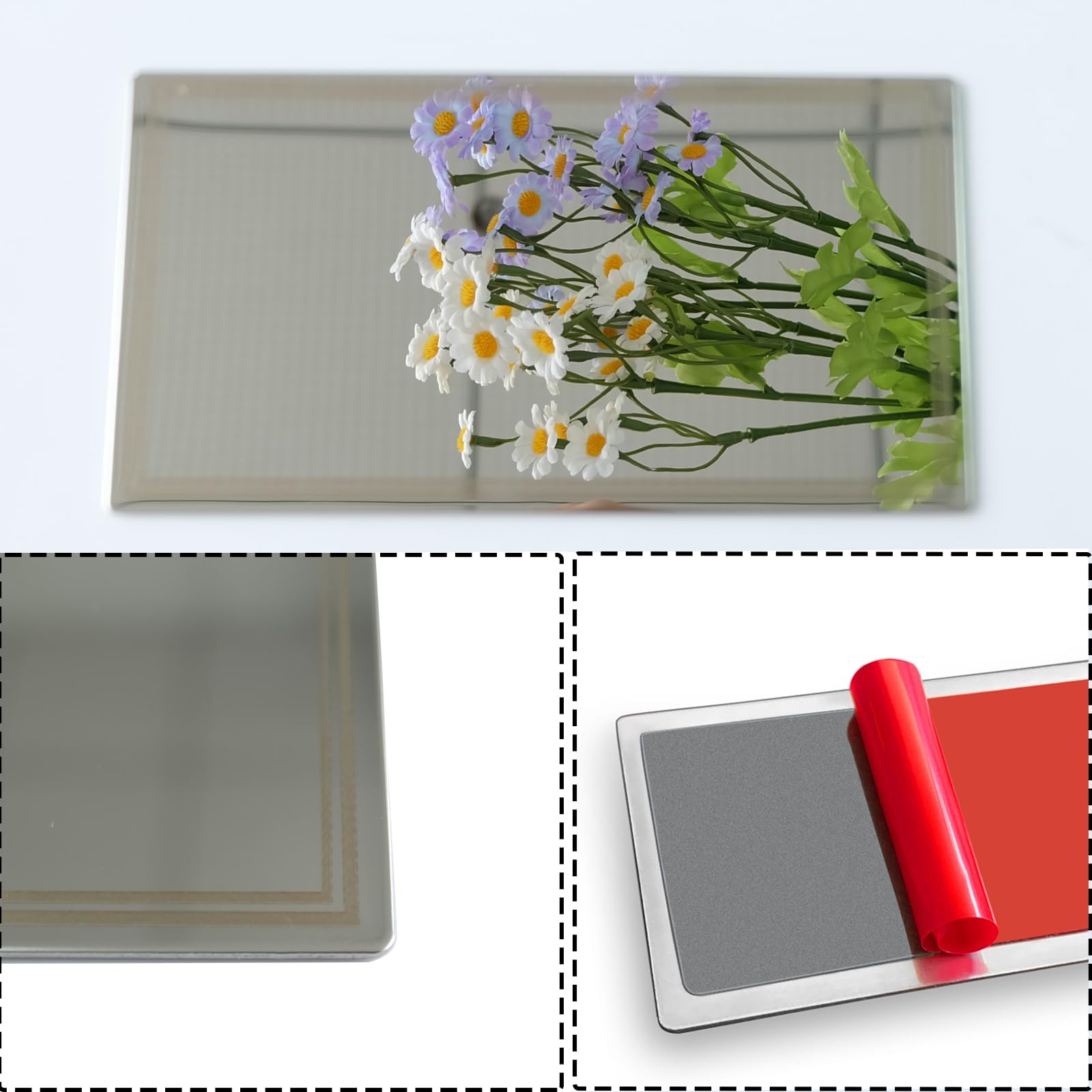 Specchietti Cosmetici Per Auto - 2 Pezzi, Adesivi, Per Visiera O Seggiolino - Foto 12