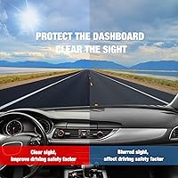 Vista 6 de Alfombrilla para salpicadero compatible con Chevy Tahoe Suburban Denali Avalanche 07-14, GMC Yukon/XL, Chevy Silverado 07-13, GMC Sierra sin altavoz