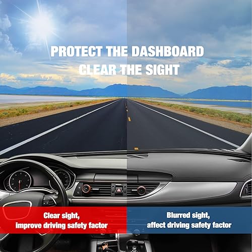 Miniatura 6 de Tapete para cubierta de tablero de instrumentos compatible con Chevy Tahoe Suburban Denali Avalanche GMC YukonXL, Chevy Silverado GMC Sierra 07-13