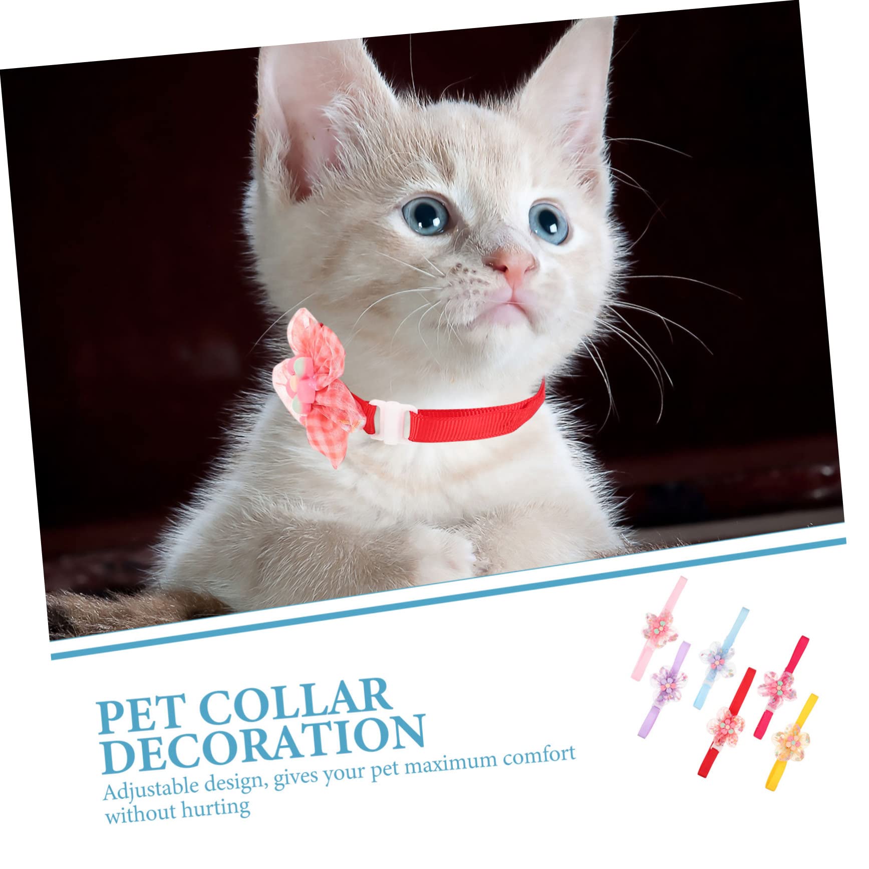 Yardwe 30pièces Collier pour Animaux De Compagnie avec Accessoires De Fête pour Et Chiens De Petite