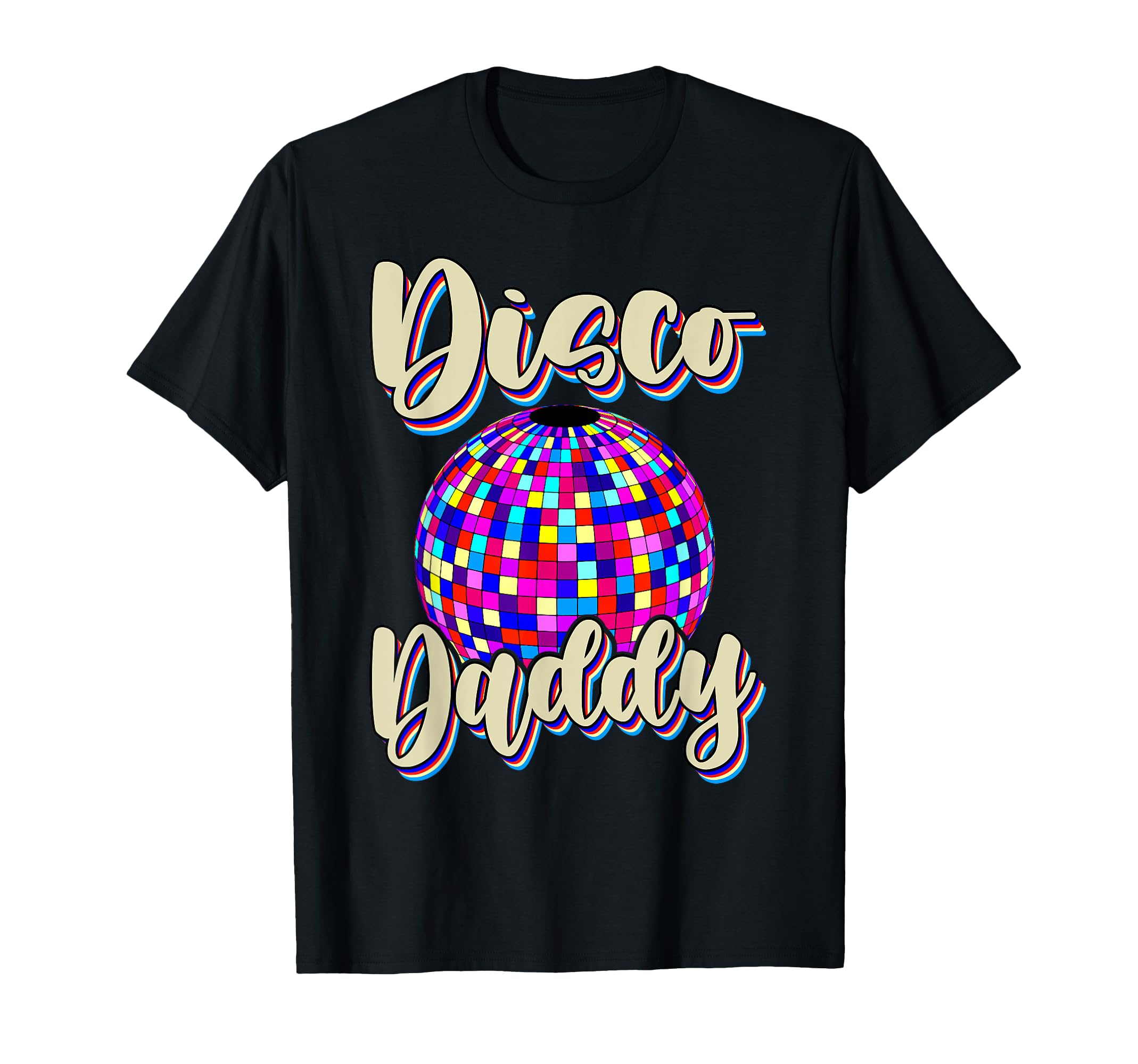Vintage Disco Daddy Retro Matching 60's 70s Mens Dad T-Shirt