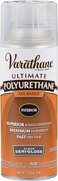 Rust-Oleum Varathane by Clear Semi Gloss Interior Oil Based Premium Polyurethane, 11.25 oz Pack of 1