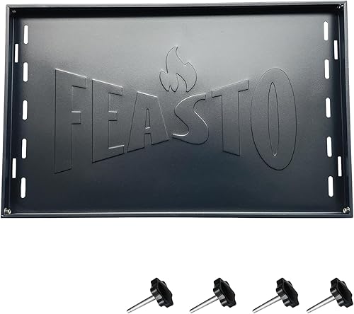 Accesorios de estantes medios ajustables para mesa de horno de pizza de 3 niveles al aire libre y mesa de carrito de preparación de alimentos, 23.6