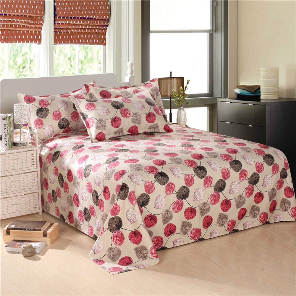 Drap en coton grossier anti-transpiration pour lit simple ou double 120x230