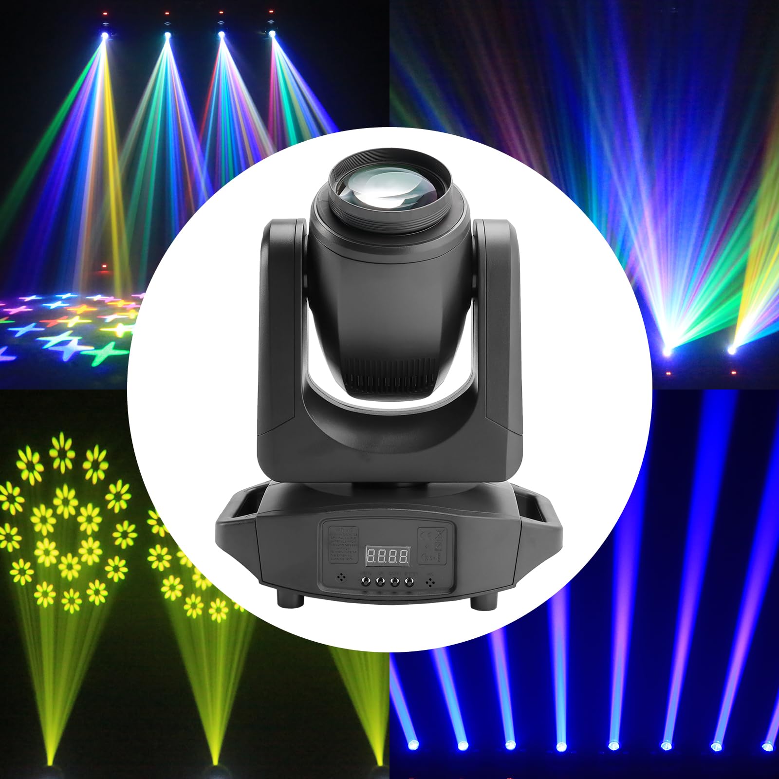 Amazon.co.jp: Frezon ムービングライト 150W 高輝度 LED RGB ステージ
