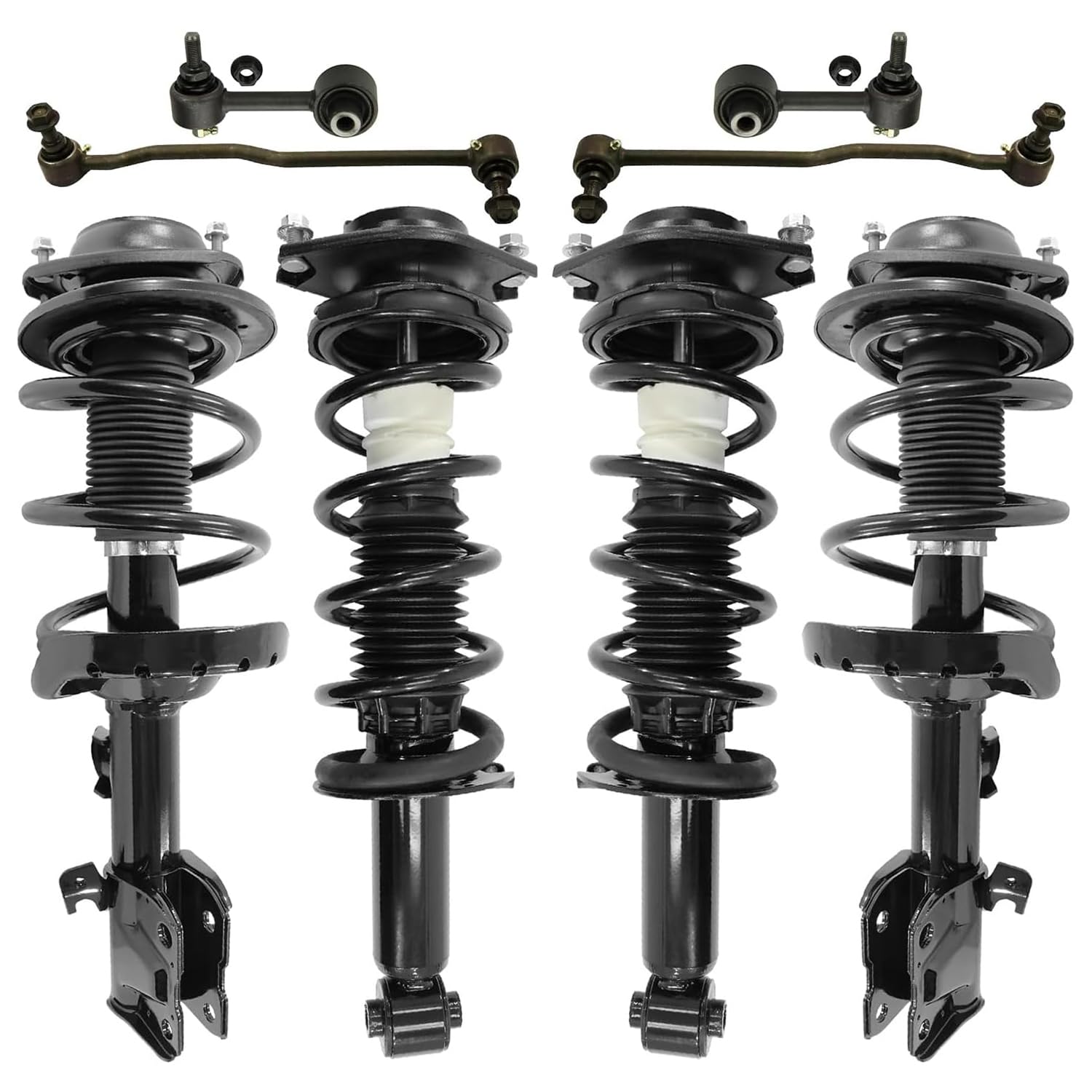 Detroit Axle - 8pc Struts Suspension Kit for 2015 2016 2017 Subaru Legacy
