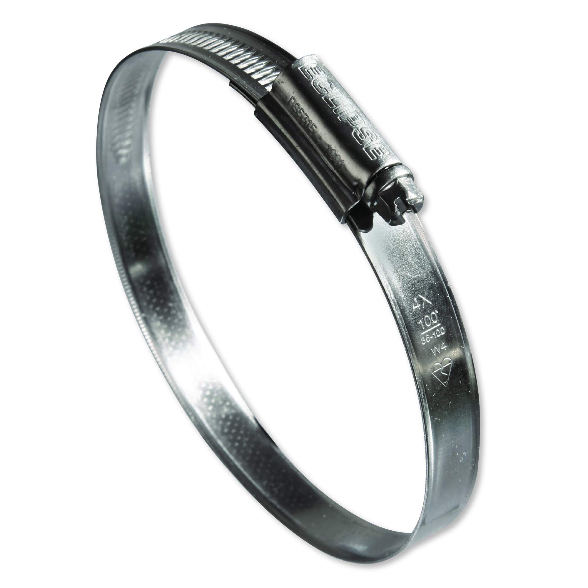 Eclipse Professional Tools ECW4-4X W4 Box of 5 85-100mm (3 ⅛" - 4") 304 Stainless Steel Worm Gear Hose Clamps - Image 2