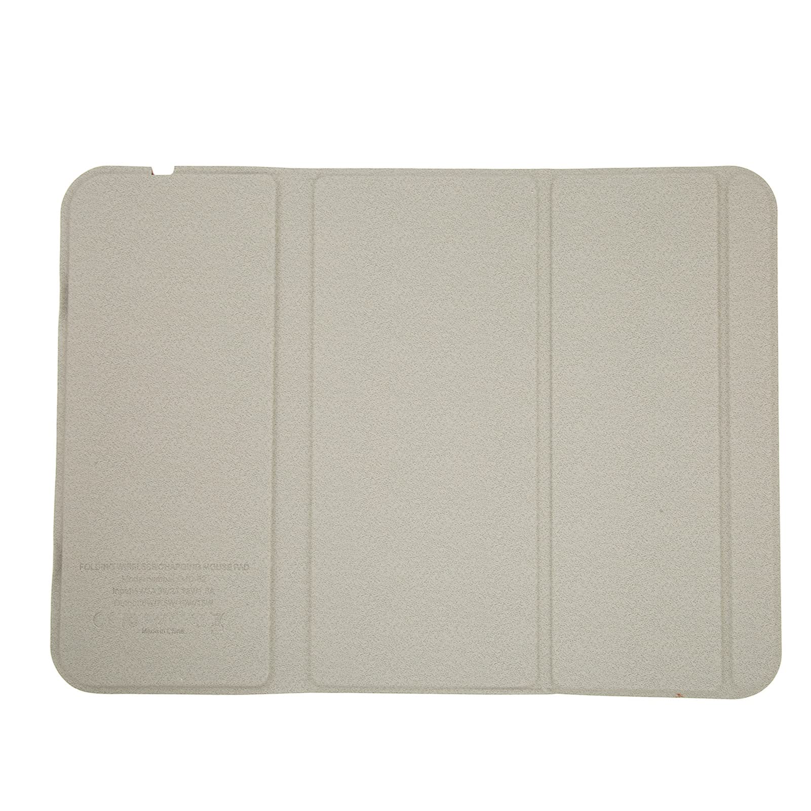 ADITAM Tappetino per Mouse Wireless Caricabatterie Wireless, Tappetino per Mouse a 3 Pieghe, Dispositivo di Protezione Integrato, Standard Qi, Design Leggero e Portatile (Marrone) Double The
