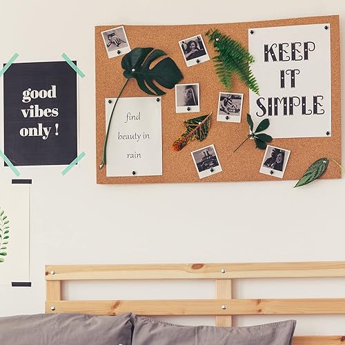 Vista 6 de Zhengmy 30 ganchos de metal para cubículos, ganchos de pared para panel de tela, clips de cubículo, ganchos de presión para tablón de anuncios, 20