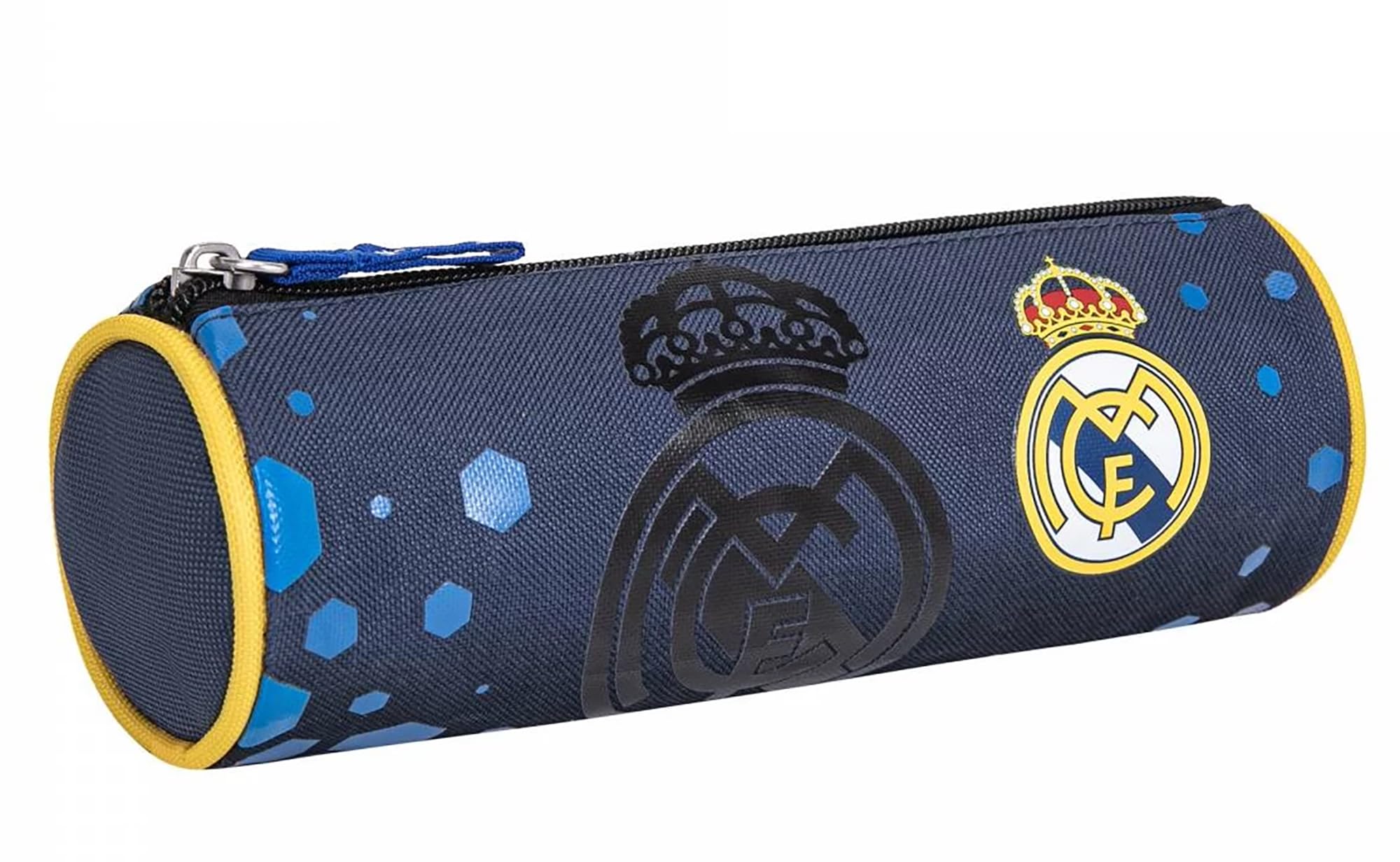 Real Madrid Prawdziwy piórnik szkolny - oficjalna kolekcja, Kolor: wielokolorow, 7 x 21 x 7 cm, Piórnik szkolny