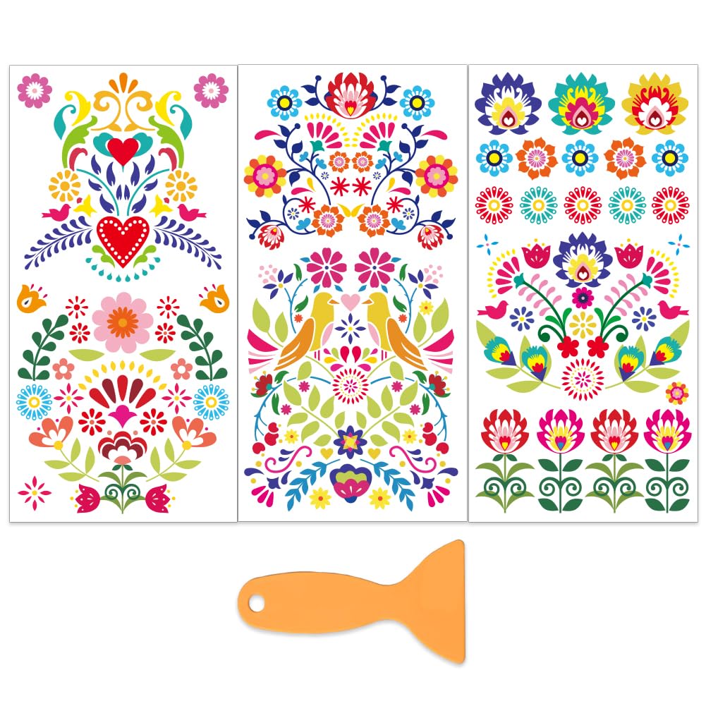 Autocollants de transfert mexicains OLYCRAFT : l'art du DIY pour personnaliser vos objets