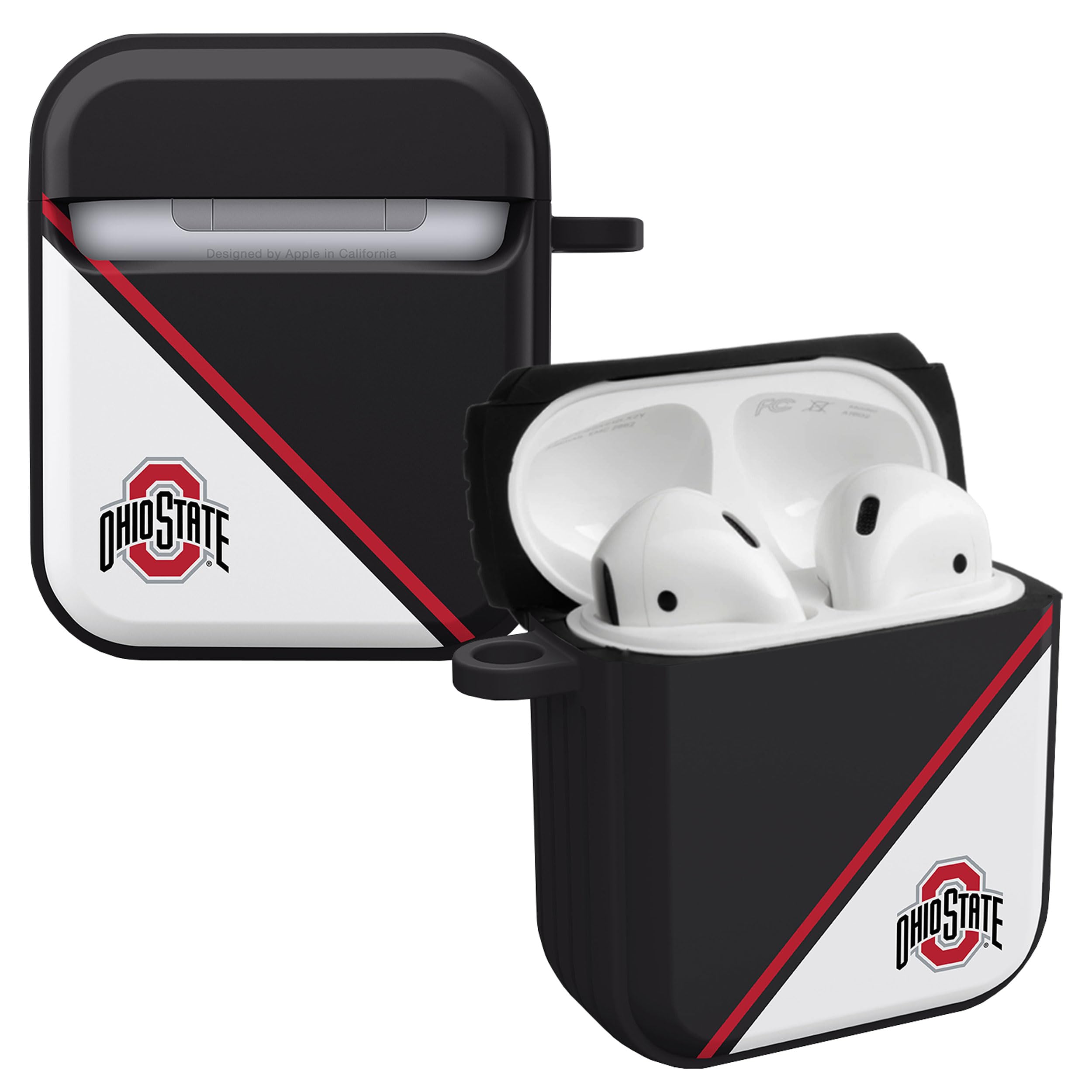 Affinity Bands Ohio State Buckeyes Champion Series HDX Case Cover Compatible with Apple AirPods Generations 1 & 2