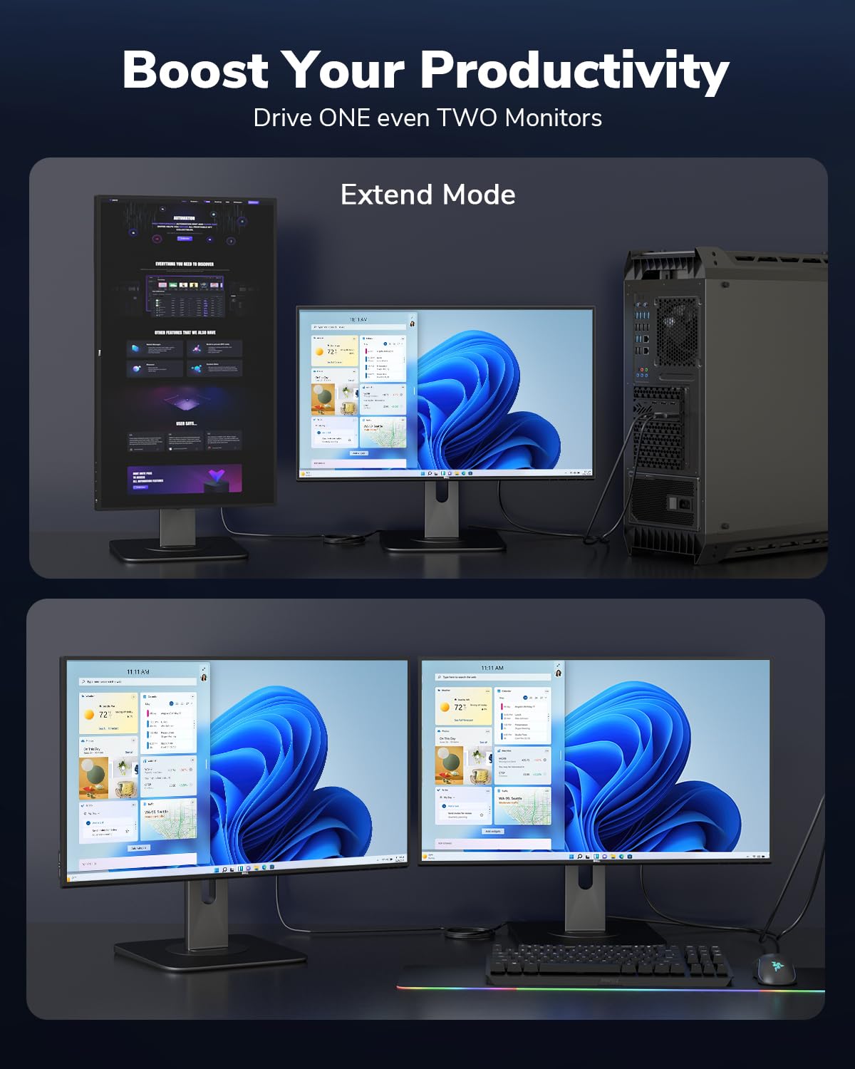 Cavo da DisplayPort a HDMI 4K da 9 m