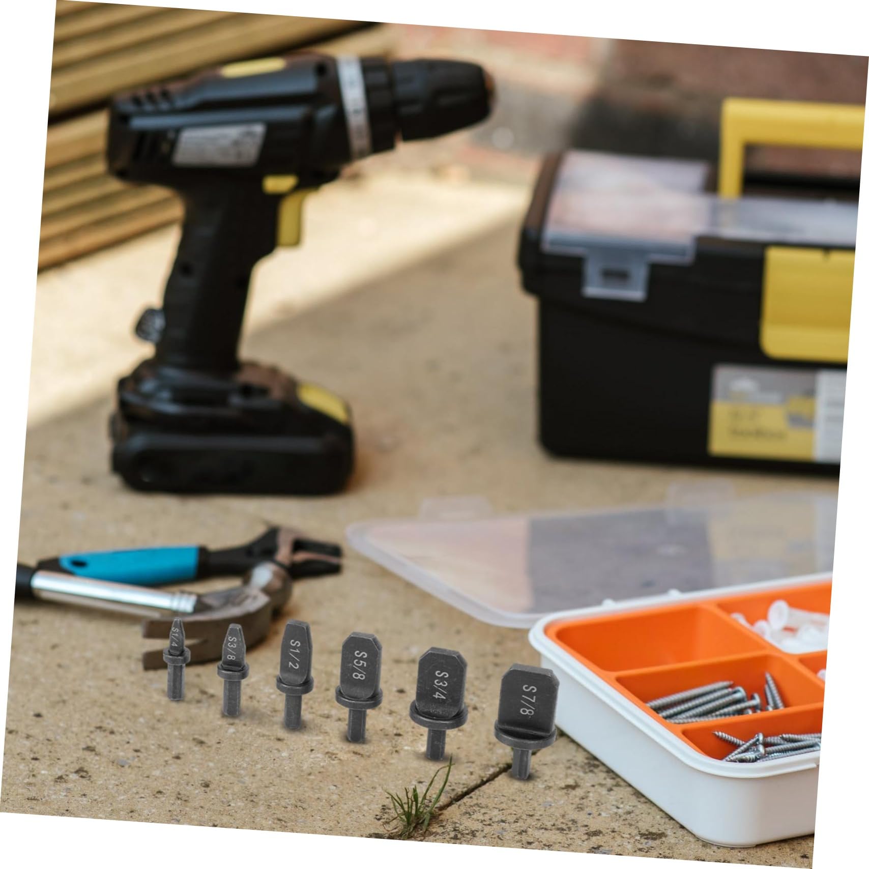 SOLUSTRE Expand Your Drill Capabilities 6pcs Steel Hand Electric Drill Tools Enlarging Flaring Tube Expanding Kit Reamer