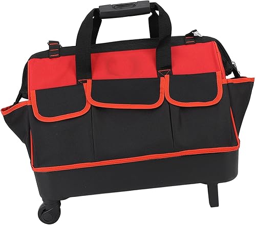 Miniatura 5 de SUNGOOYUE Thicken Oxford Cloth Tool Storage Bag Practical Tool Rolling Bag for Men, for Electricians