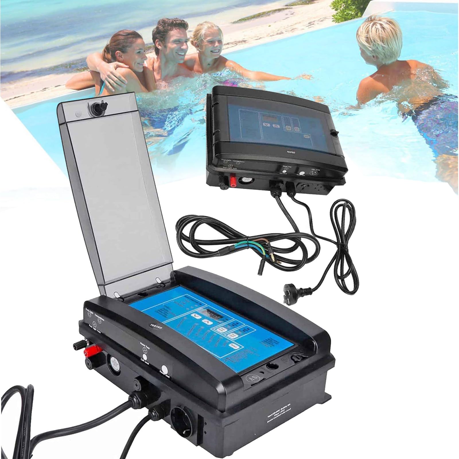 Clorador De Agua Salada, Clorador De Piscina, Clorador De Sal De 10/15/20/30/50 G/H S-istema De Generador De Máquina De Cloro Salino para Piscinas SPA Máquina De Cloro Salino,30g/h