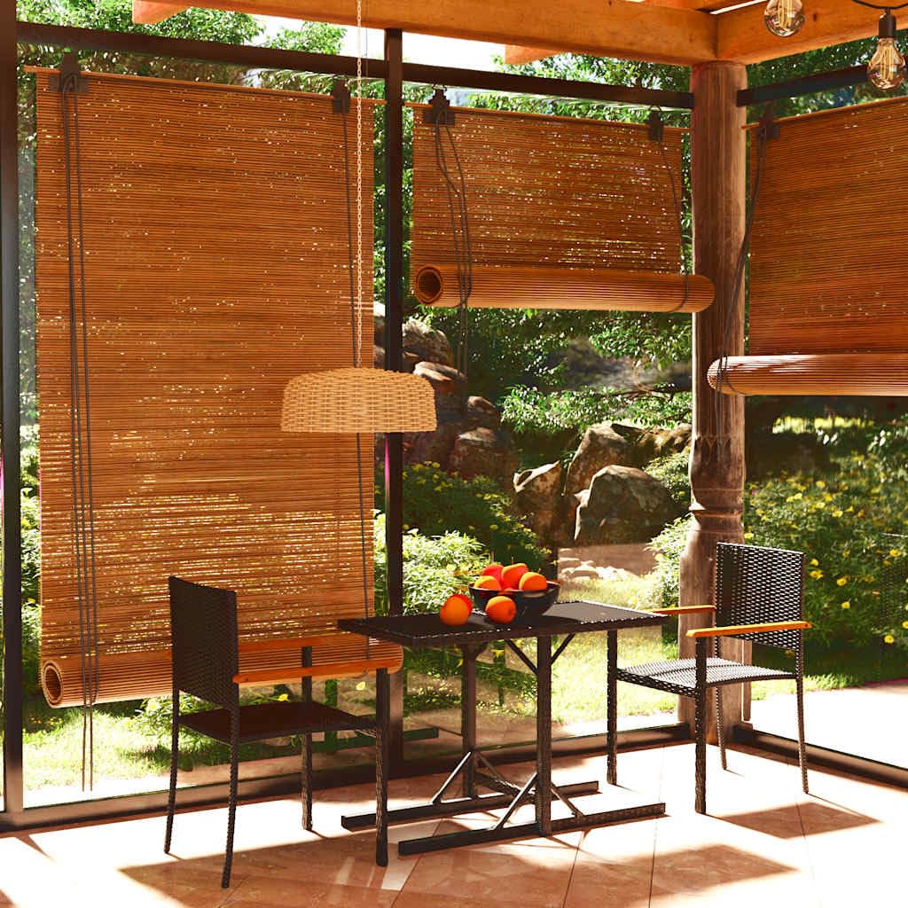 Salon de jardin en acier revêtu par pulvérisation et plateau verre