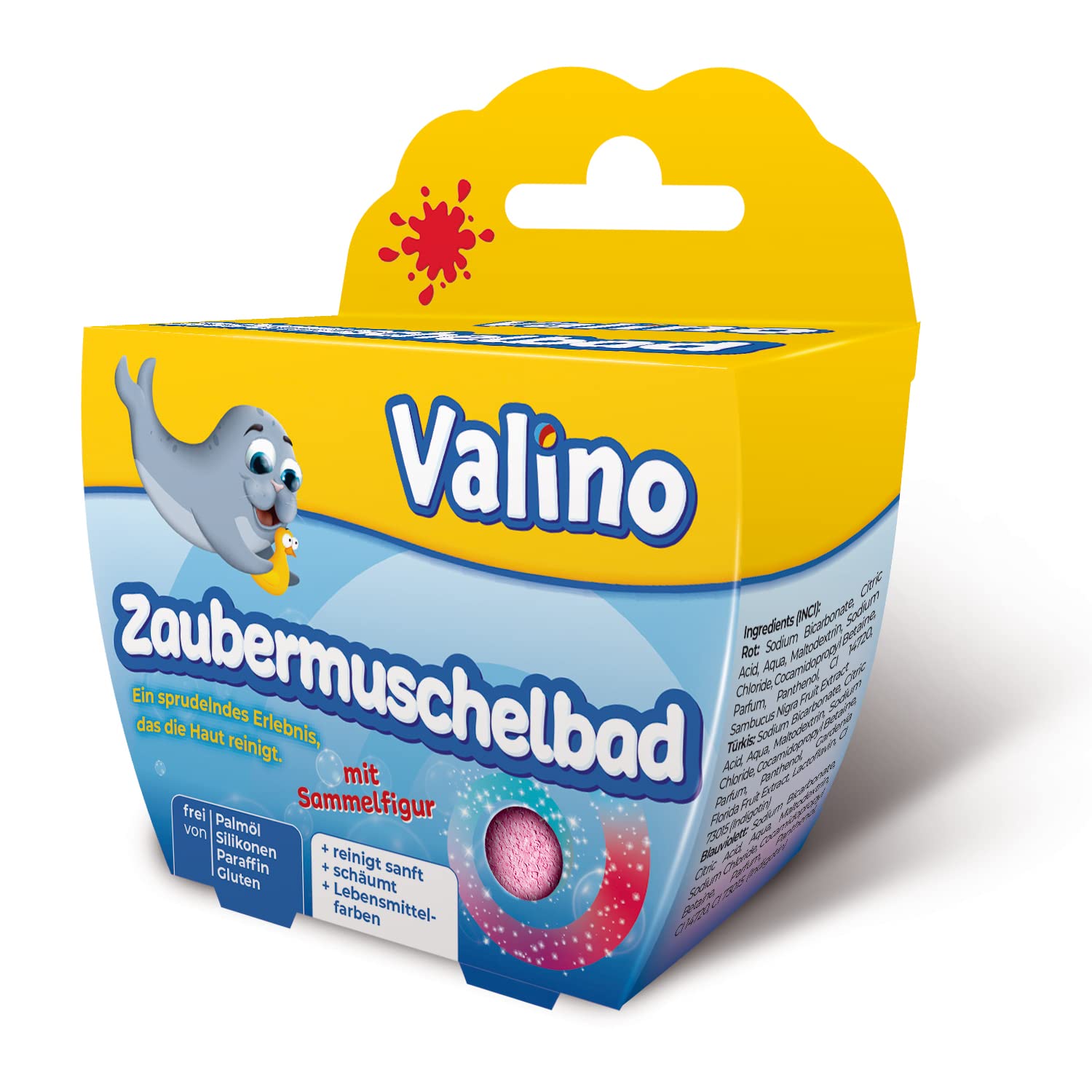 Valino Magic Shell Bath Red (Pack of 1)