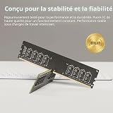 Timetec 16GB DDR4 2400MHz (PC4-2400T) PC4-19200 UDIMM Desktop RAM – 288-Pin 1.2V CL17 Non-ECC Unbuffered DIMM Memory Module Upgrade - 5