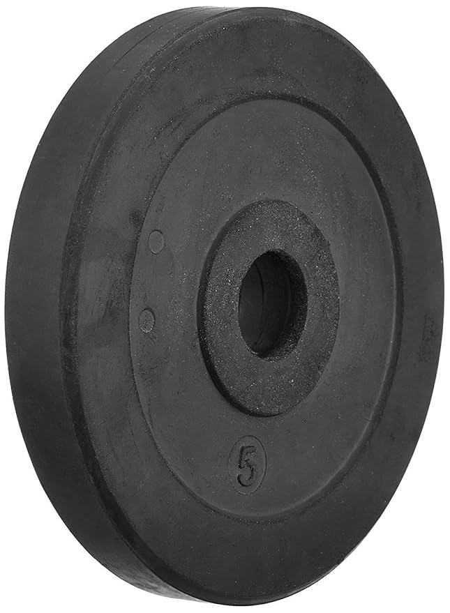 SANR Rubber Weight Plates, Weights Plates Set for Weight, 30mm Hole (5