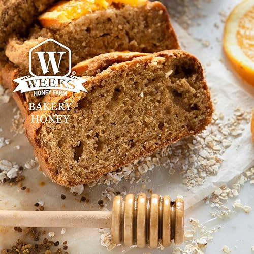 Miniatura 3 de Weeks Honey Farm Miel de panadería premium | 100% pura americana | Naturalmente cruda y sin filtrar | De origen sostenible; 80 onzas (5 libras)