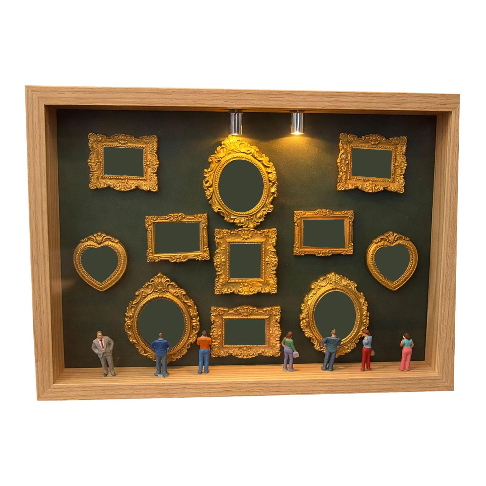 Elnwnnkc Diys Minis Museums Silhouetted Box Shadows Box Frame Personalize Shadows Frame Set