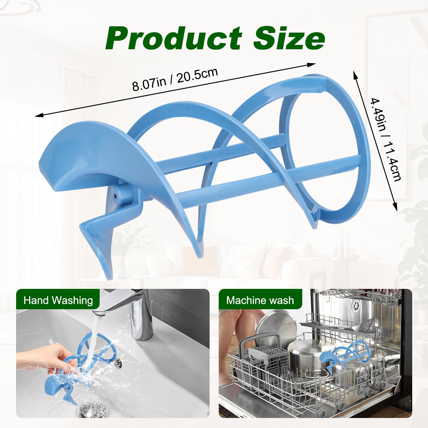 Tarière de rechange pour Ninja Slushie FS301 et FS300 – Accessoires de machine Slushie, pièces de rechange sans BPA (bleu ciel)