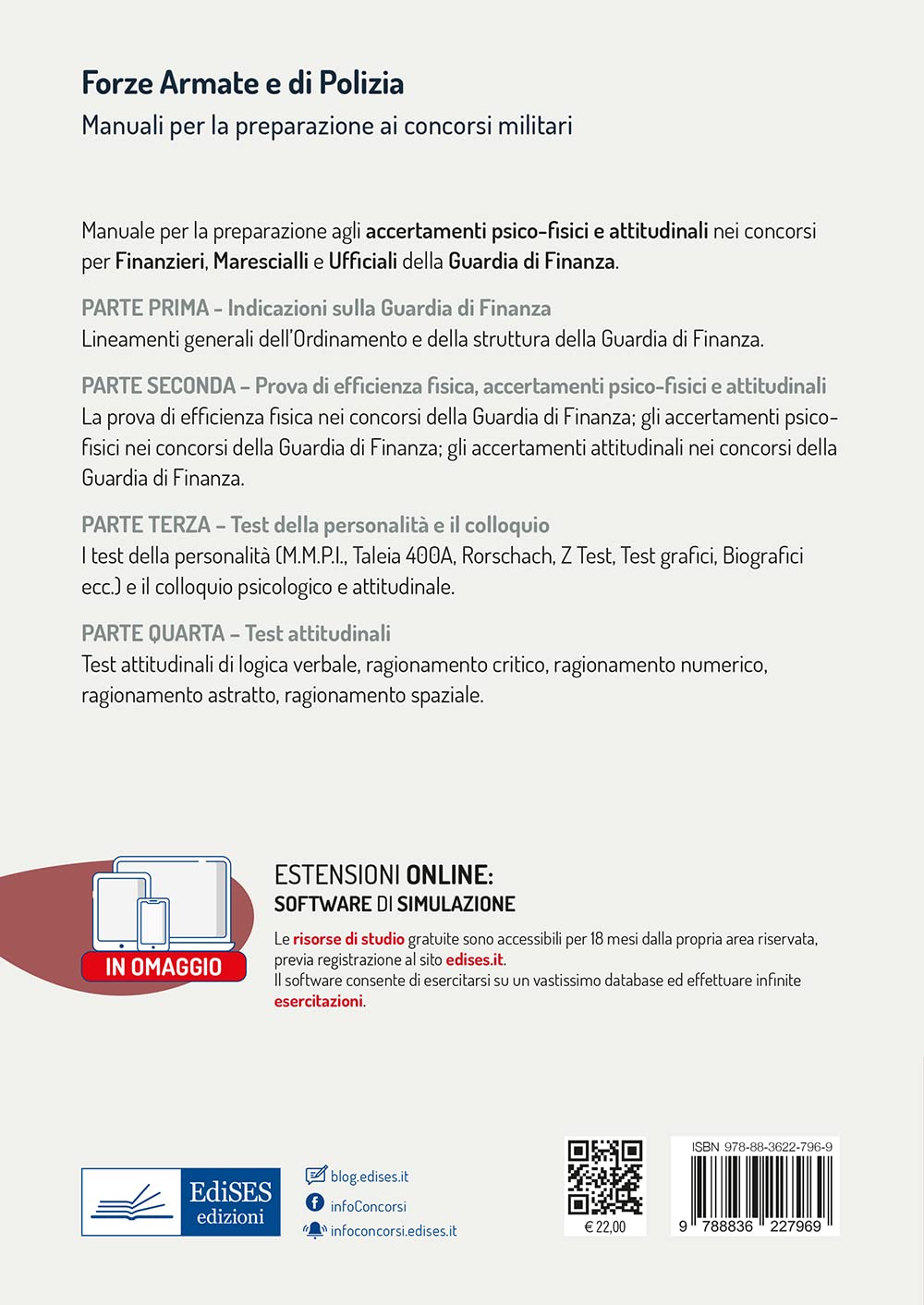 Test attitudinali e di personalità per la preparazione ai concorsi nella guardia di finanza: Finanzieri, Marescialli, Ufficiali