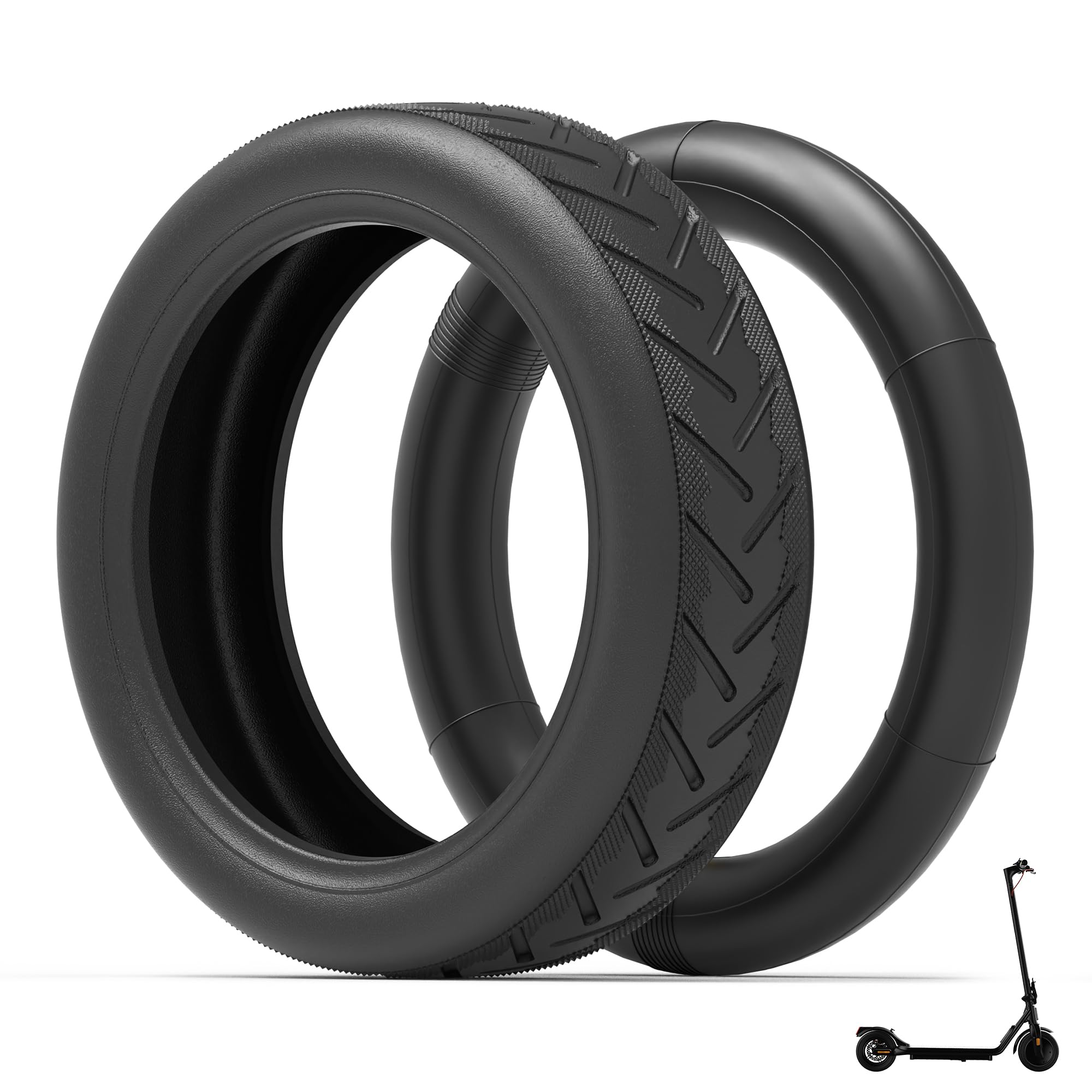 NAIXTYRE?1 Set? 8.5 Tires and Inner Tubes.Replacement wheels for 50/75-6.1 electric scooter tires. Suitable for most scooters such as Gotrax Gxl V2/Xiaomi M365 that use 8.5 and other scooters.