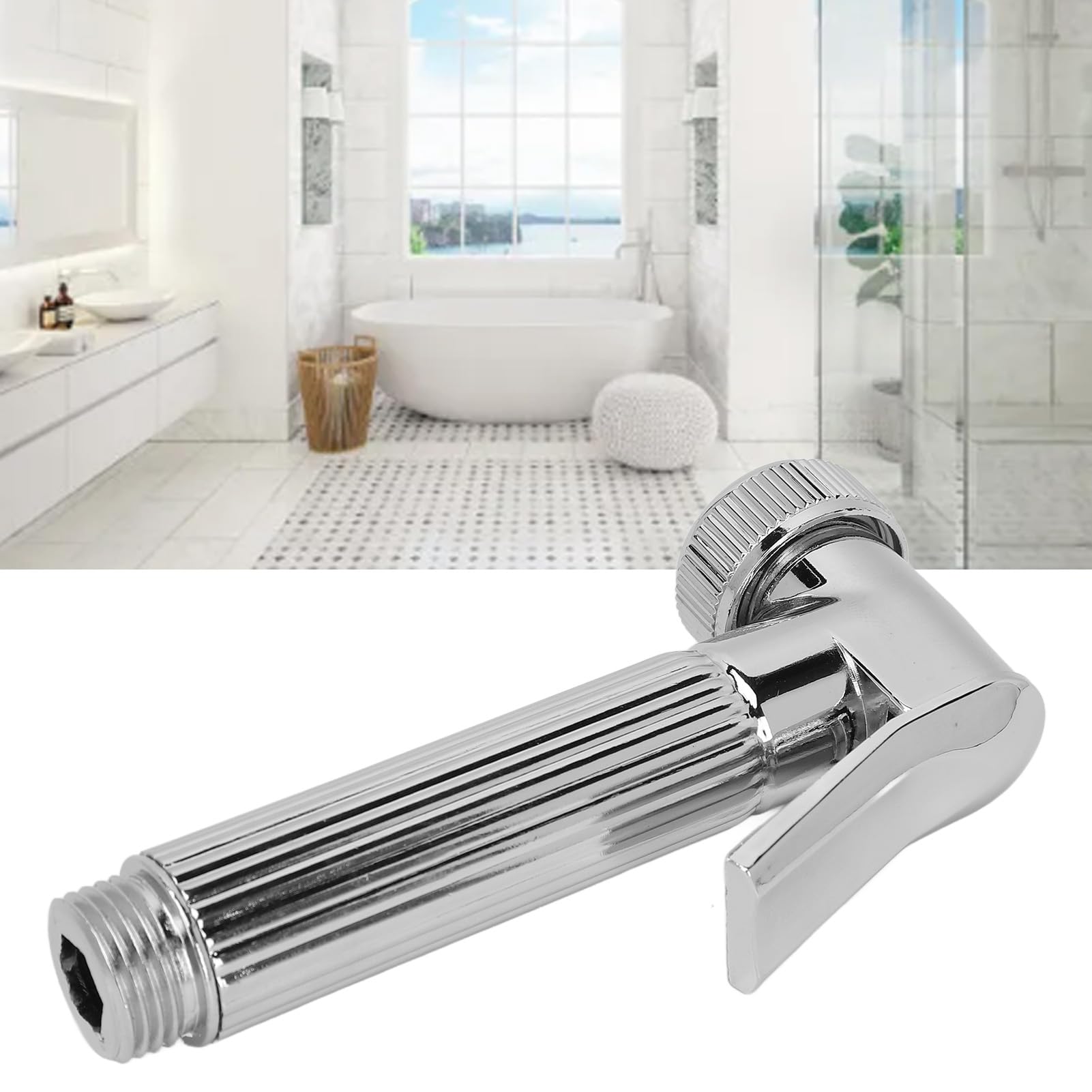 YUYTE Handheld Bidet Toilet Sprayer Head Stainless Steel Water Pressure Spray Attachment for Kitchen and Toilet Cleaning — view 5