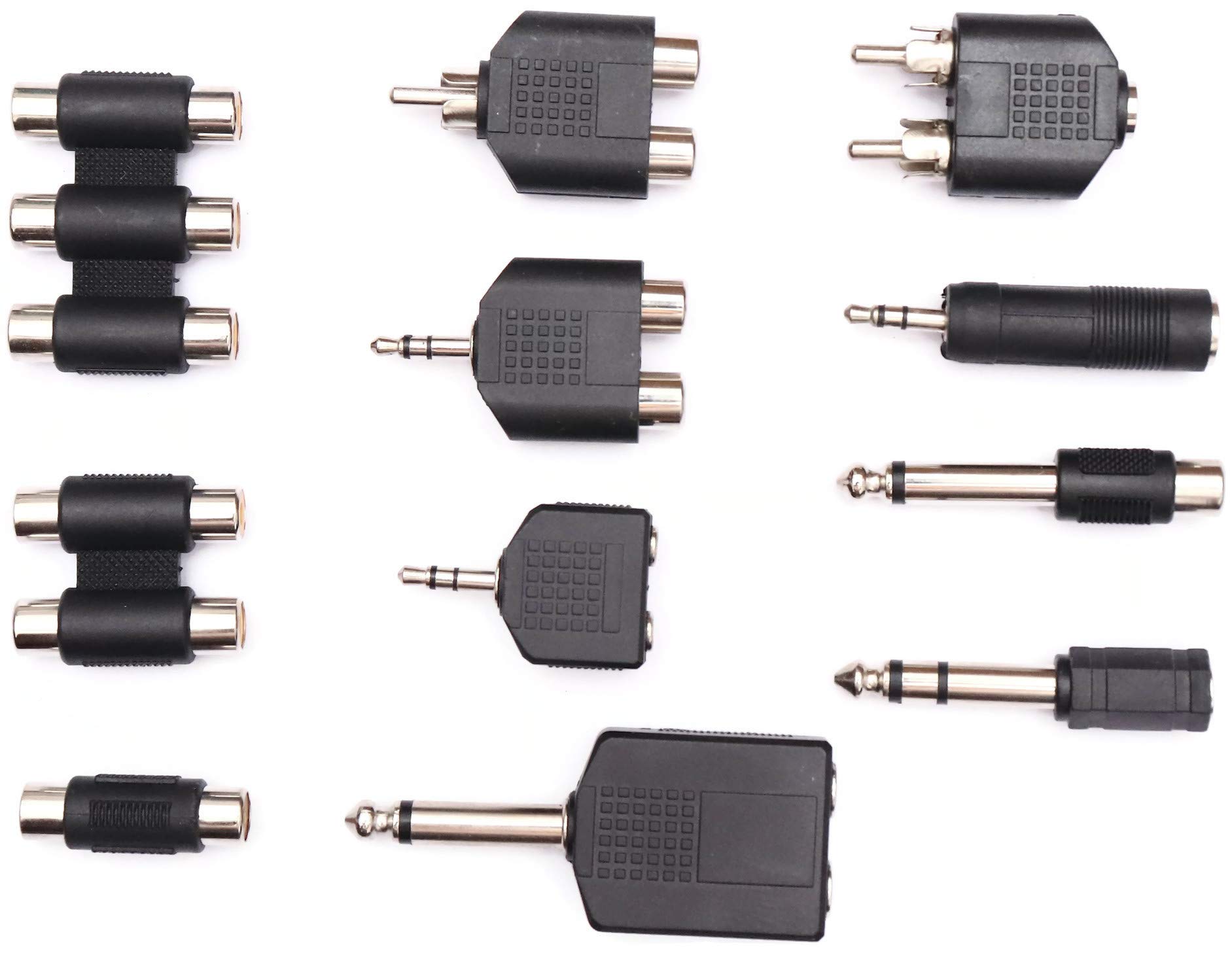 Electronic Spices 6.35mm Male to 6.35mm DUAL Female Stereo Headphone Audio Connector- (PACK OF 2) (COMBO OF 11 PIECES)-image-31