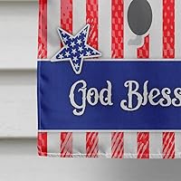 Vista 125 de Caroline's Treasures BB4243GF Bandera de jardín con texto en inglés «Merry Christmas» con texto en inglés «Merry Christmas», bandera decorativa