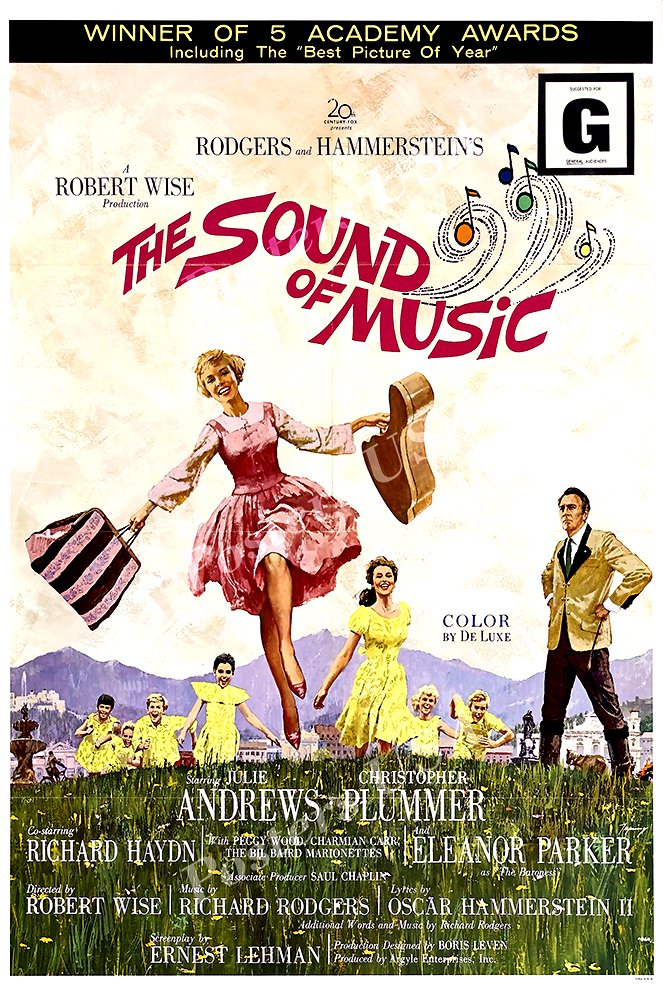 Amazon.com: Posters USA - The Sound of Music Movie Poster - MOV248