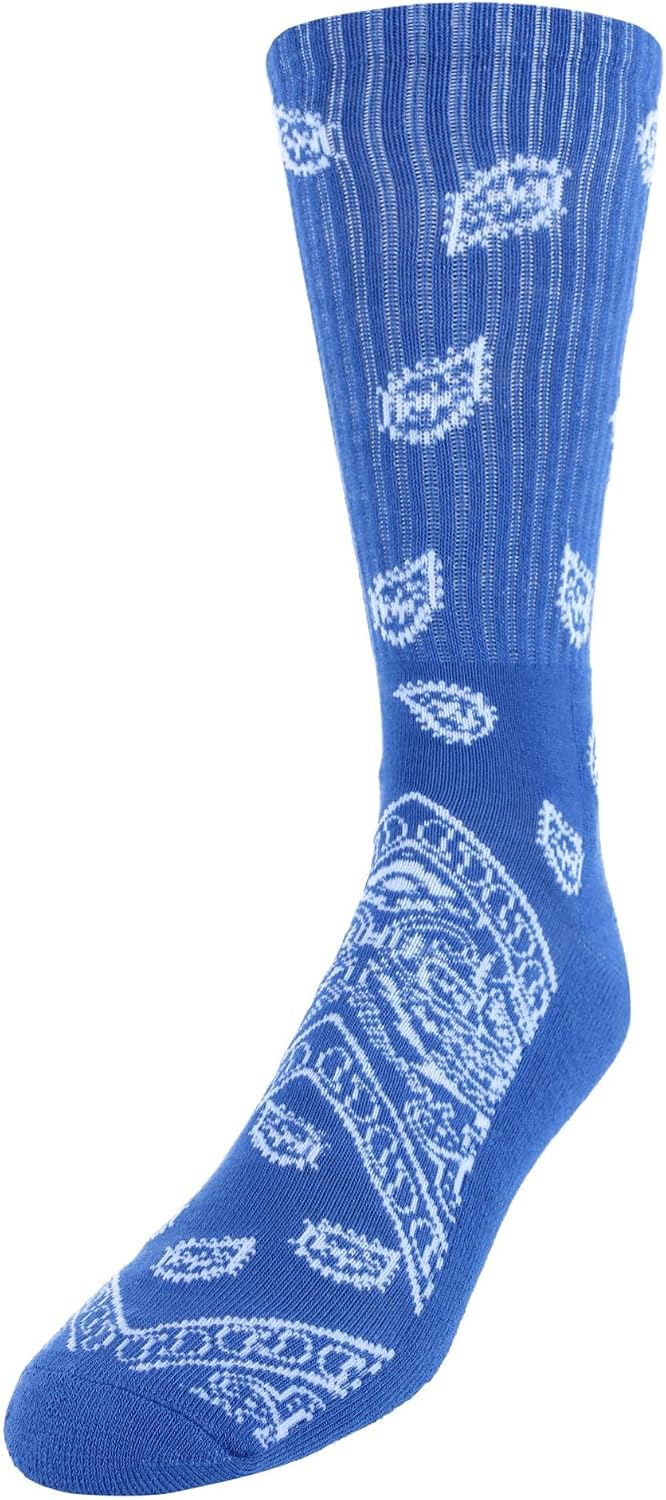 CTM Men's Asombroso Bandana Socks (1 Pair) image 5