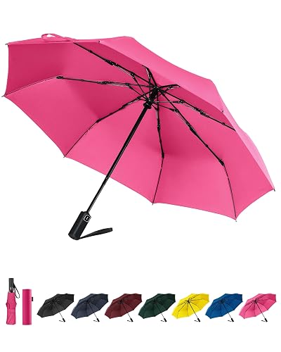 Compact Travel Umbrella, Windproof Auto Open & Close