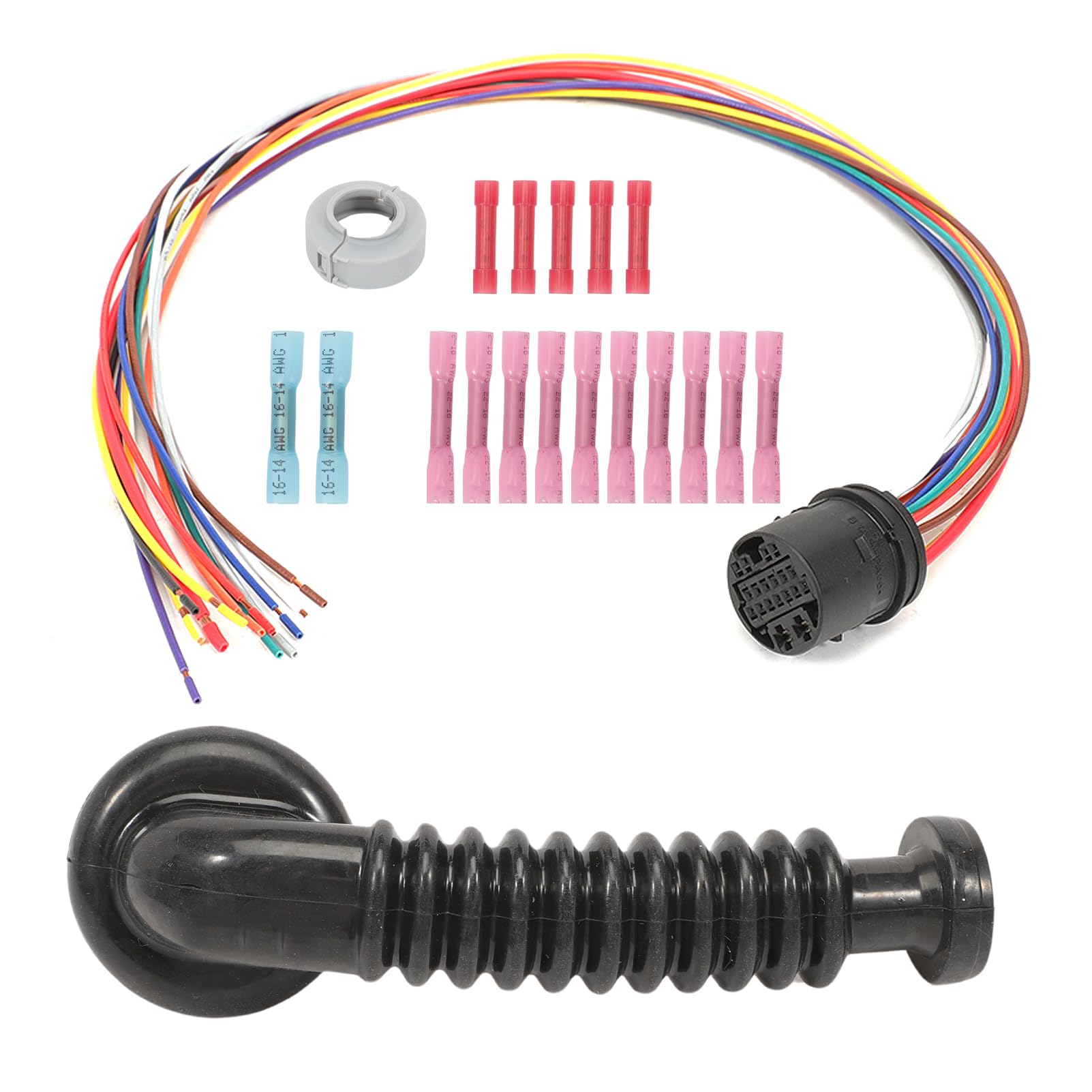 Kit di riparazione cablaggio 13158679 compatibile con Zafira B 2005-2014 cablaggio per portiera posteriore con tubi in silicone ricambio 1284222 1284223 13158680 93189351