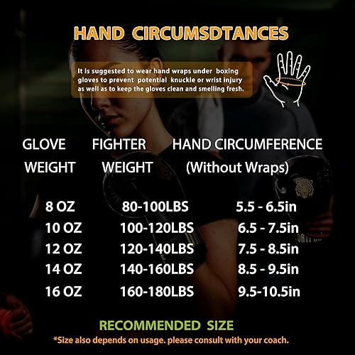 Miniatura 7 de Dripex Guantes de boxeo para hombres, mujeres y jóvenes, guantes de entrenamiento de boxeo para entrenamiento de bolsas pesadas, Muay Thai,