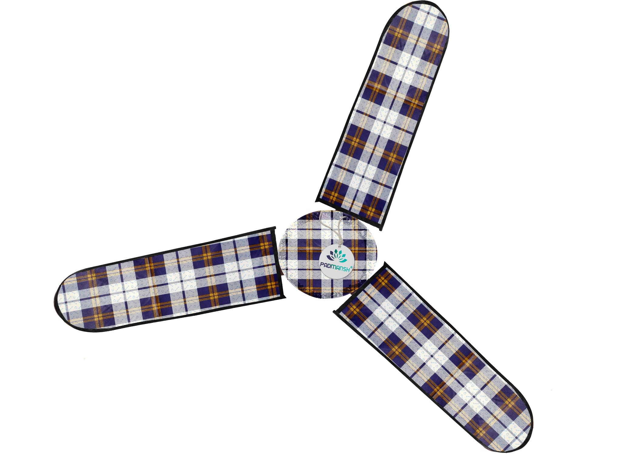 Padmansh® Ceiling Fan Cover and Protector, Dustproof, Humidity Resistant from Inside, For 3 Blades and center part, Suitable for 21 Inches Ceiling Fan (Fan16) (3)