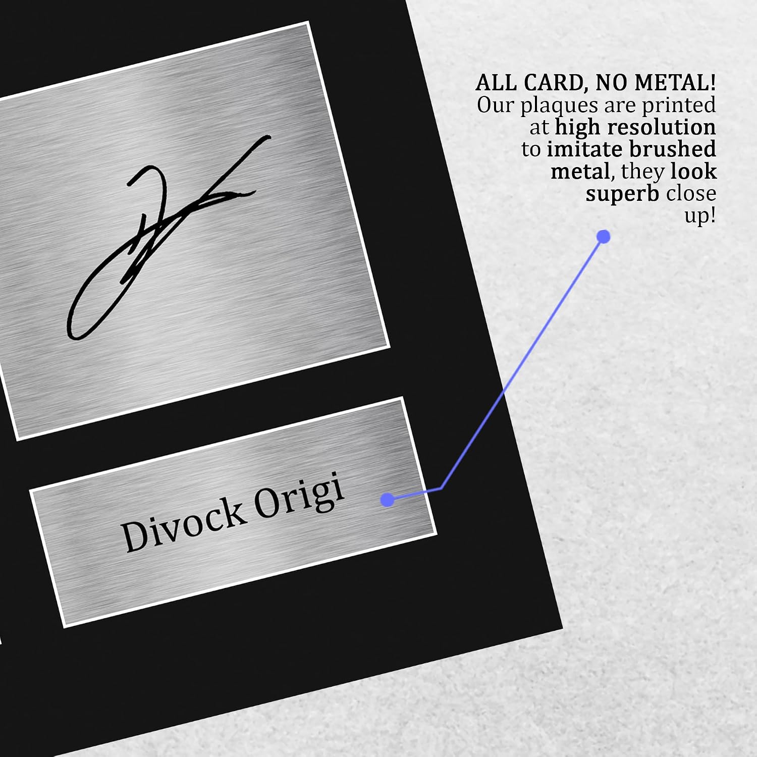 HWC Trading Divock Origi Liverpool Gifts Printed Signed Autograph Picture for Soccer Fans and Supporters - US Letter (ID-007765)