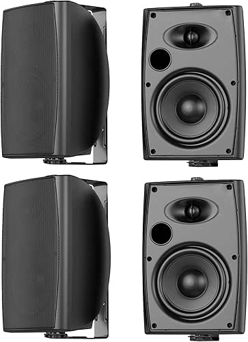 6.5 Inch Max 800W Outdoor Bluetooth Speakers Waterproof Wired with