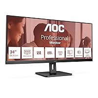 AOC U34E2M - Monitor WQHD da 34 pollici, 100 Hz