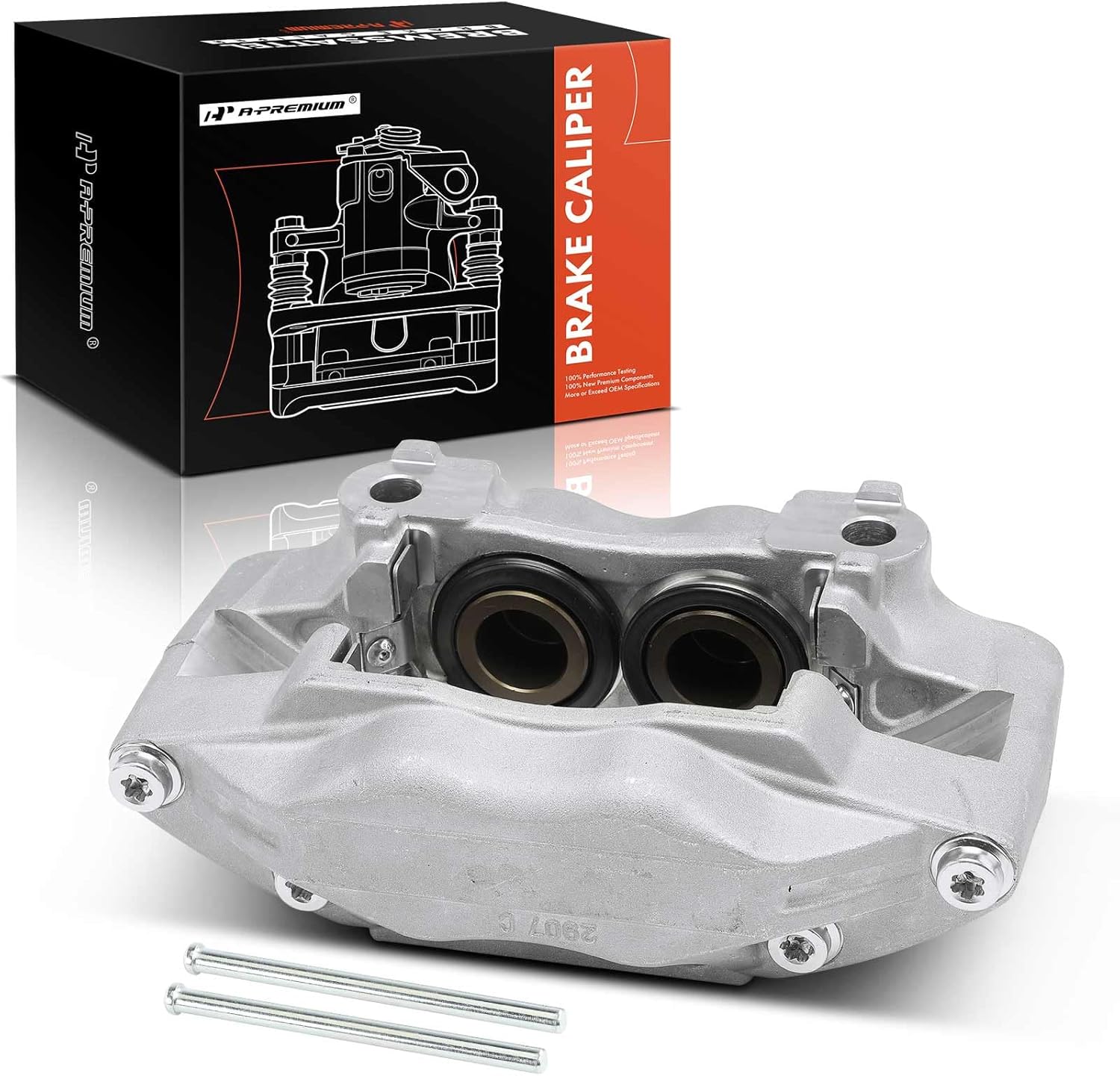 A-Premium Disc Brake Caliper Assembly with Bracket Compatible with Acura RL 2005-2012 - Front Left Driver Side
