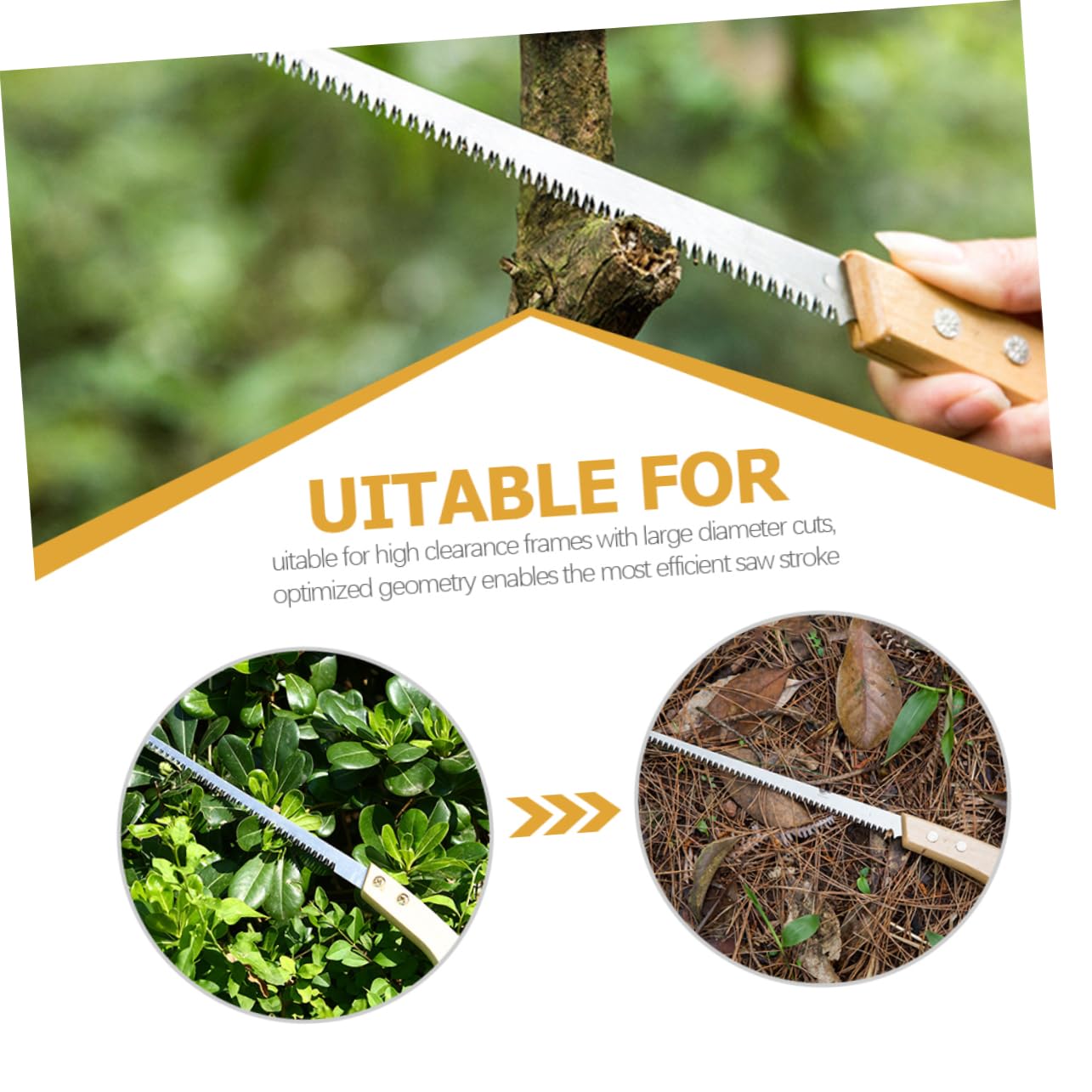 3 Ensembles Scie À Élaguer Japonaise Outils De Jardinage Robustes Pour Camping Bricolage Scie À Main Éfficace Pour Couper Branches 2 Pièces * 3